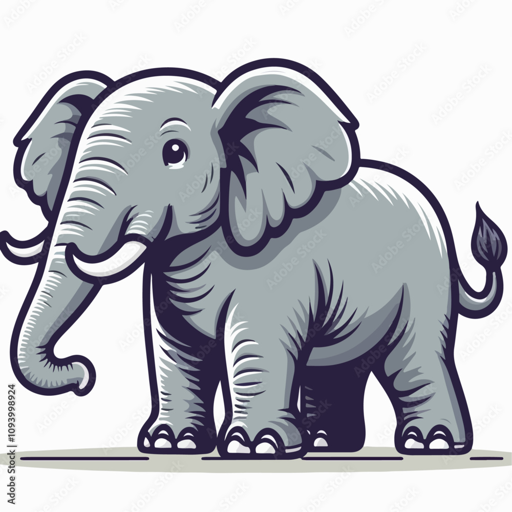 elephant cartoon illustration elephant cartoon illustration