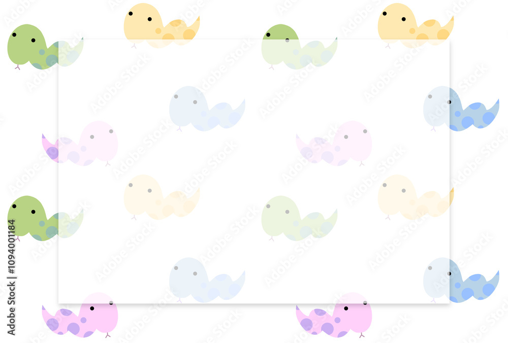 ヘビの背景 D-1 ヘビの背景 D-1