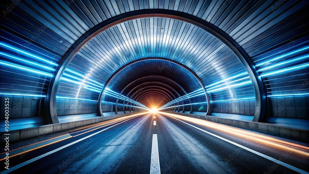 Silhouette of Futuristic Tunnel with Streaming Lights Creating a Dynamic Atmosphere for Innovative Concepts and Sci-fi Themes in a Mesmerizing Urban Setting Silhouette of Futuristic Tunnel with Streaming Lights Creating a Dynamic Atmosphere for Innovative Concepts and Sci-fi Themes in a Mesmerizing Urban Setting