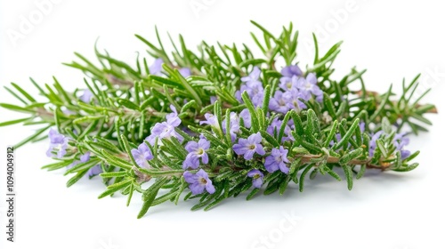 rosemary plant with nature background