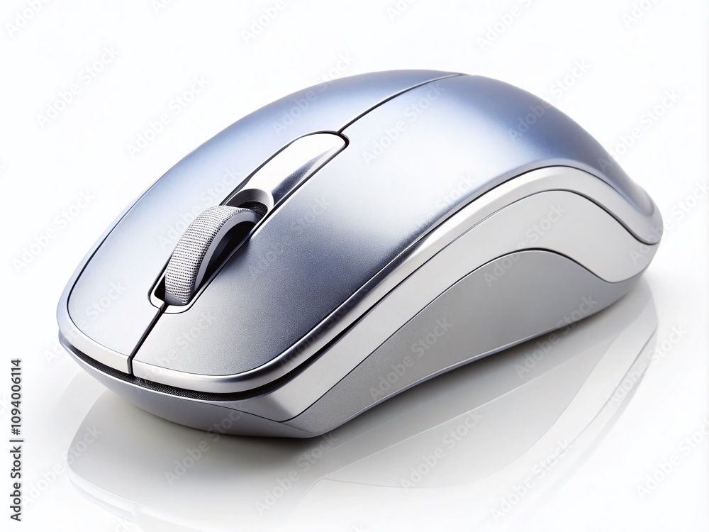 Sleek Modern Computer Mouse on a Minimalist White Background for Professional Product Photography Displays and E-commerce Visuals Sleek Modern Computer Mouse on a Minimalist White Background for Professional Product Photography Displays and E-commerce Visuals