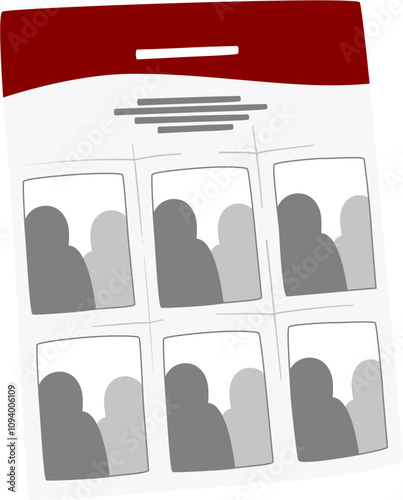 Lembaran Pilkada 6 Pasangan Kandidat photo