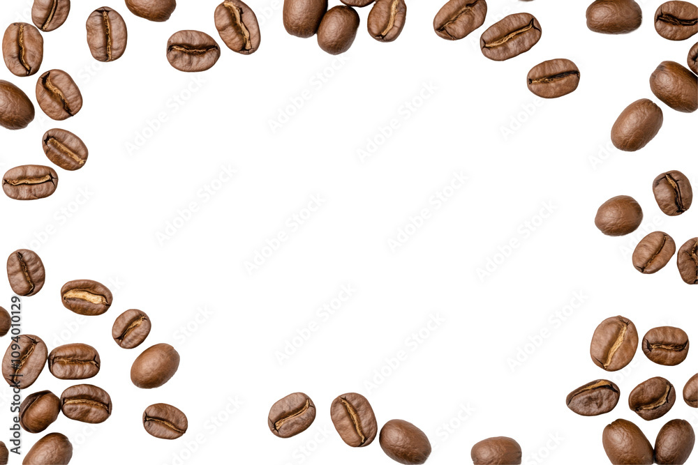 Dark roasted coffee beans are beautifully laid out to form a closeup frame, showcasing the rich textures and colors. Perfect for coffee enthusiasts and culinary uses in creative projects Dark roasted coffee beans are beautifully laid out to form a closeup frame, showcasing the rich textures and colors. Perfect for coffee enthusiasts and culinary uses in creative projects