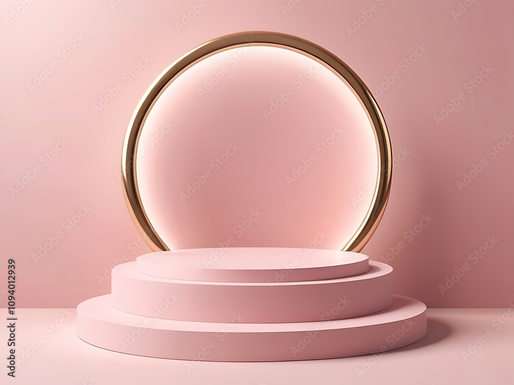 Abstract minimal scene with geometrical forms Abstract minimal scene with geometrical forms