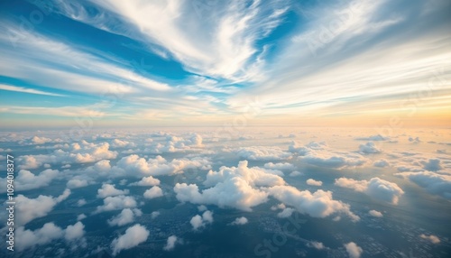 View of some clouds in the sky
