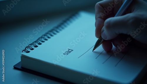 Close-up of a hand writing 