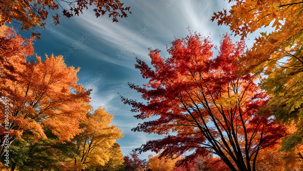 Elegant autumn leaves with seasonal tones for a decorative background. Generative AI Elegant autumn leaves with seasonal tones for a decorative background. Generative AI