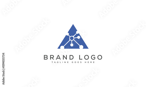 letter A logo design vector template design for brand.