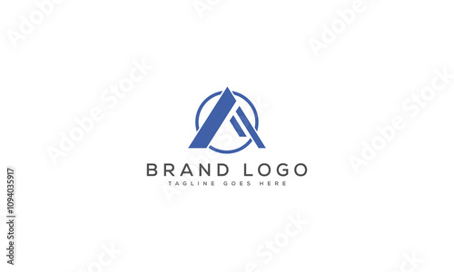 letter A logo design vector template design for brand.