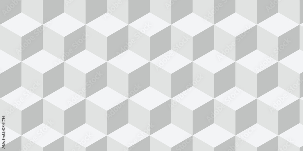 Structure white block box cube seamless pattern grid vintage surface triangle web monochrome square texture white background. Structure white block box cube seamless pattern grid vintage surface triangle web monochrome square texture white background.