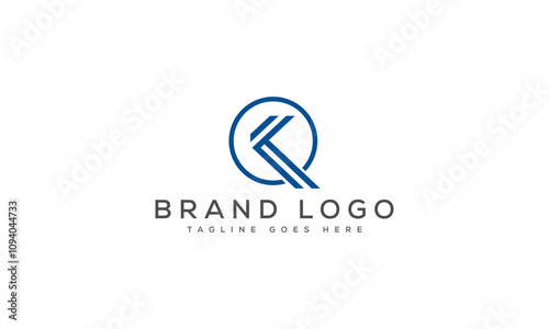 letter K logo design vector template design for brand.