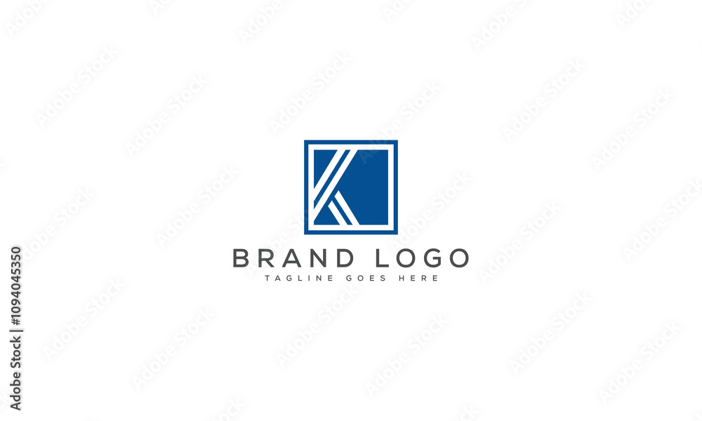 letter K logo design vector template design for brand. letter K logo design vector template design for brand.