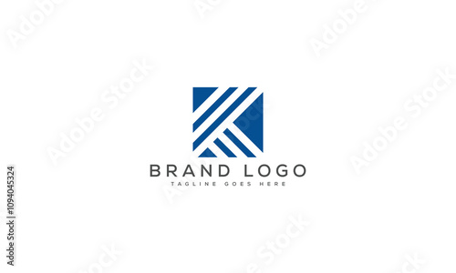 letter K logo design vector template design for brand.