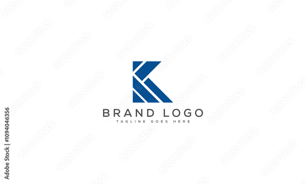 letter K logo design vector template design for brand.