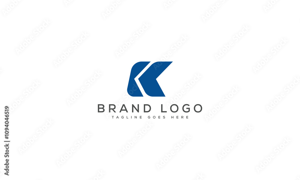 letter K logo design vector template design for brand. letter K logo design vector template design for brand.