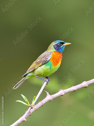 Male Painted Bunting photo