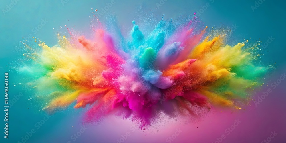 Vibrant Rainbow Powder Explosion A Spectacular Burst of Color and Energy Vibrant Rainbow Powder Explosion A Spectacular Burst of Color and Energy