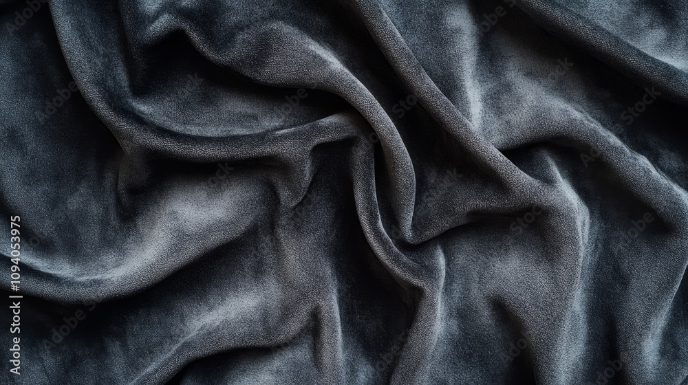 Dark Grey Velvet Fabric Texture Dark Grey Velvet Fabric Texture