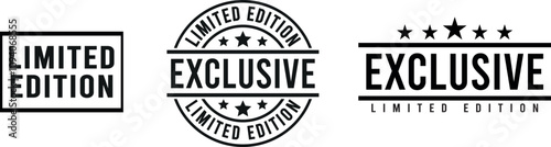 Limited edition exclusive stamp label set