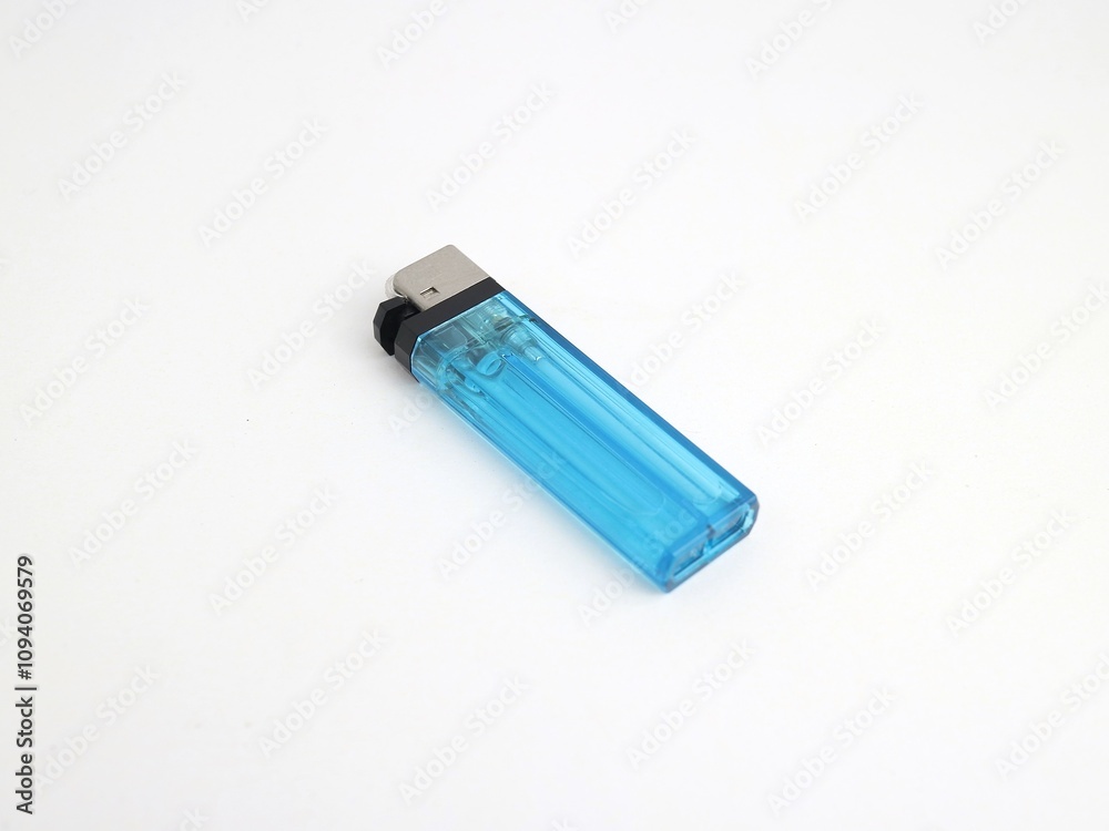 blue lighter on white background blue lighter on white background
