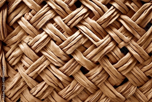 woven implying a natural and organic texture photo