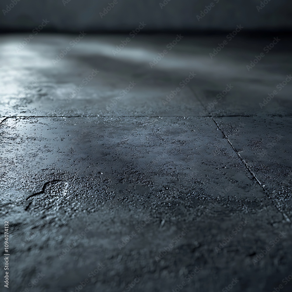 A close-up of a textured, dark floor with subtle reflections, conveying a moody, industrial aesthetic. A close-up of a textured, dark floor with subtle reflections, conveying a moody, industrial aesthetic.