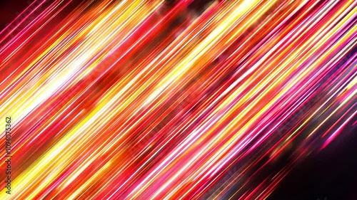 Wallpaper Mural Abstract Diagonal Lines in Red, Orange, and Yellow with Dark Background Torontodigital.ca