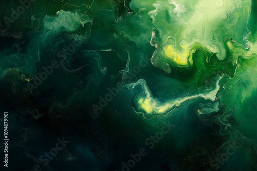 Wallpaper Mural Abstract green background Torontodigital.ca