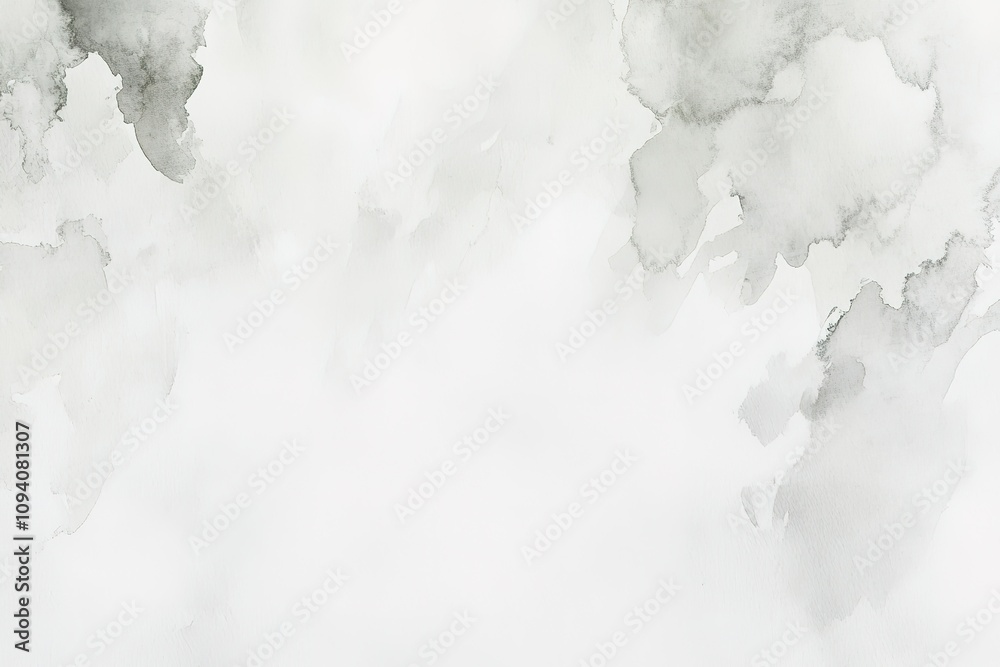 A white background with grey paint splatters A white background with grey paint splatters
