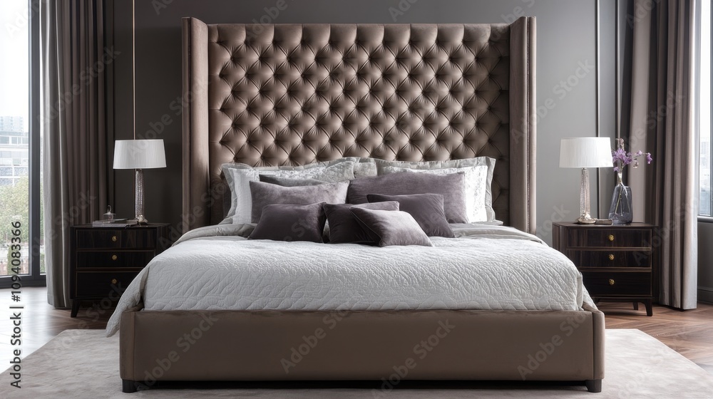 Fototapeta premium Luxurious Master Bedroom Design
