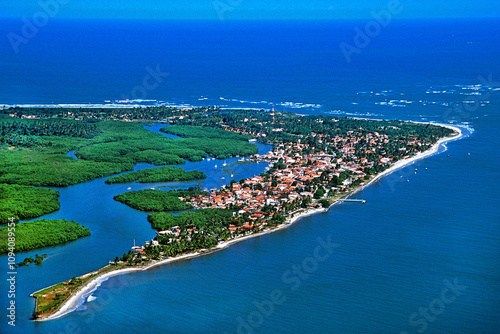 Aérea de Cacha-Pregos, Itaparica, Bahia. 