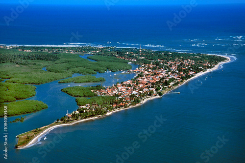 Aérea de Cacha-Pregos, Itaparica, Bahia. 