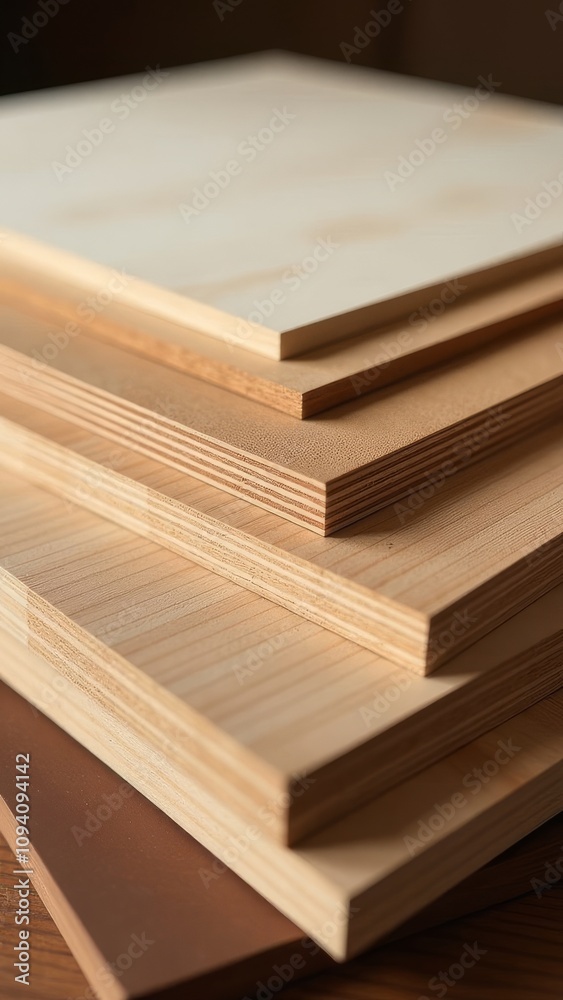 A stack of wood planks with different colors and textures A stack of wood planks with different colors and textures