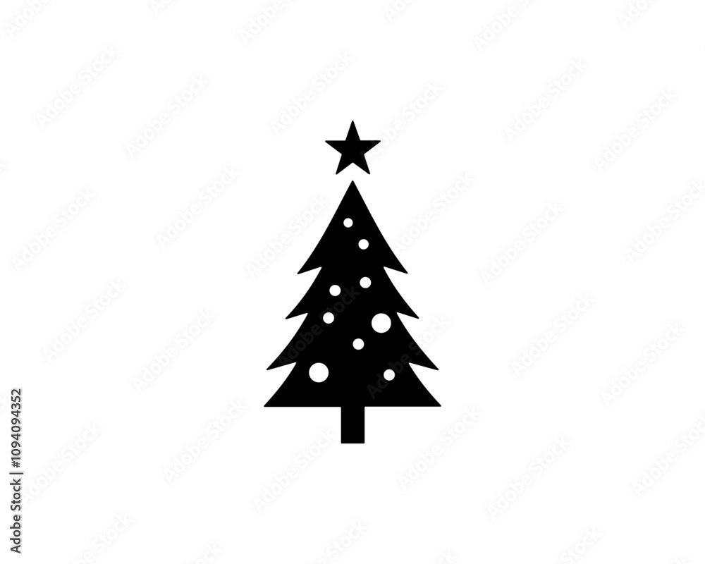 Obraz premium christmas tree vector