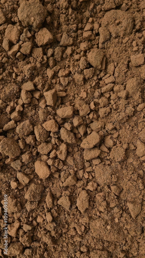 Close-up shot of soil with a variety of textures, including rough, gritty, and smooth surfaces, perfect for background or design projects, rough Close-up shot of soil with a variety of textures, including rough, gritty, and smooth surfaces, perfect for background or design projects, rough
