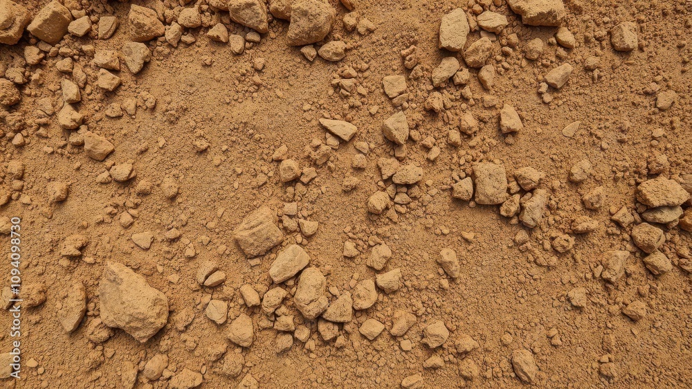 Close-up of rough and gritty dirt texture with natural earth tones, gritty Close-up of rough and gritty dirt texture with natural earth tones, gritty