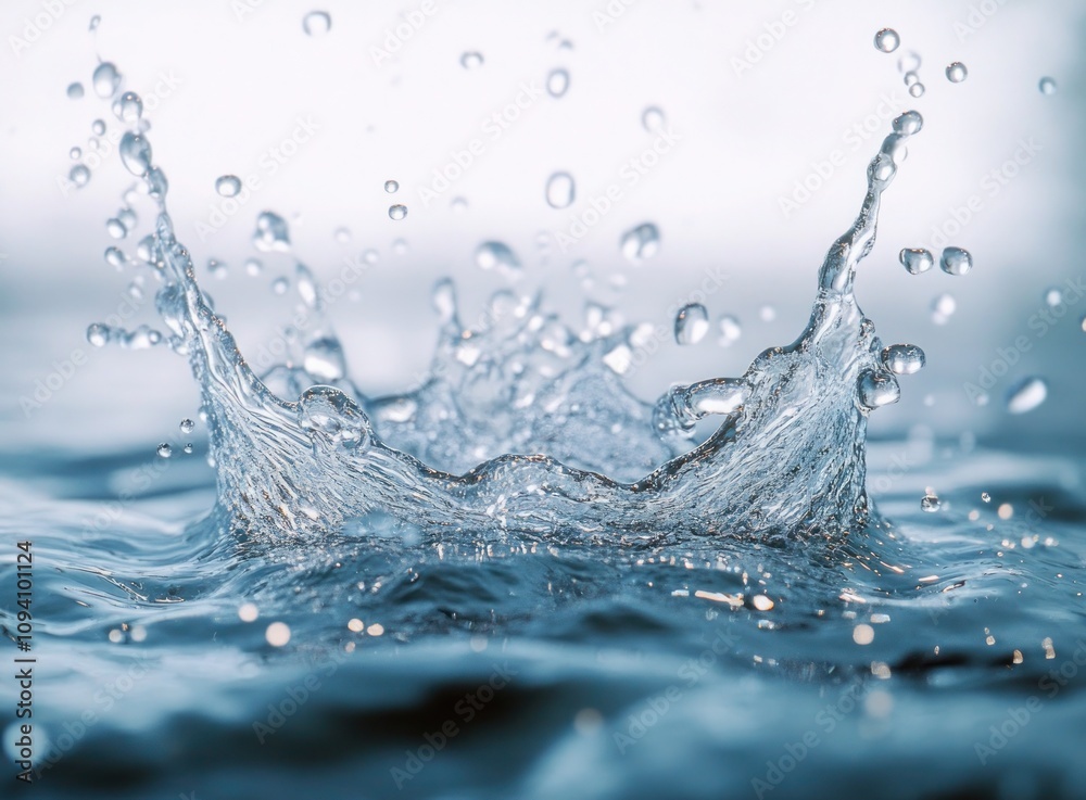 A microcosm captured in detail: the explosion from a falling water drop, shown in incredible resolution. A microcosm captured in detail: the explosion from a falling water drop, shown in incredible resolution.