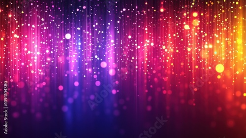 Abstract Colorful Bokeh Background