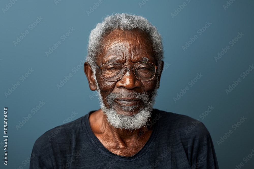 An elderly black African man in his 60s or 70s exudes health and confidence, his joyful spirit captured in a bright smile that reflects his vibrant energy. An elderly black African man in his 60s or 70s exudes health and confidence, his joyful spirit captured in a bright smile that reflects his vibrant energy.