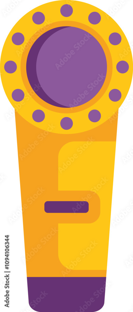 Yellow and purple electric razor trimmer for hair removal Yellow and purple electric razor trimmer for hair removal