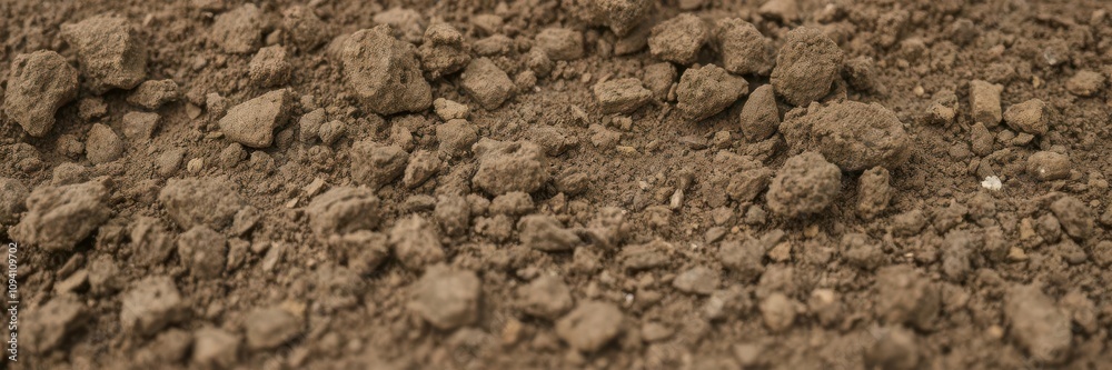 Close-up photo showcasing rich and rough texture of dirt in a natural setting, nature Close-up photo showcasing rich and rough texture of dirt in a natural setting, nature