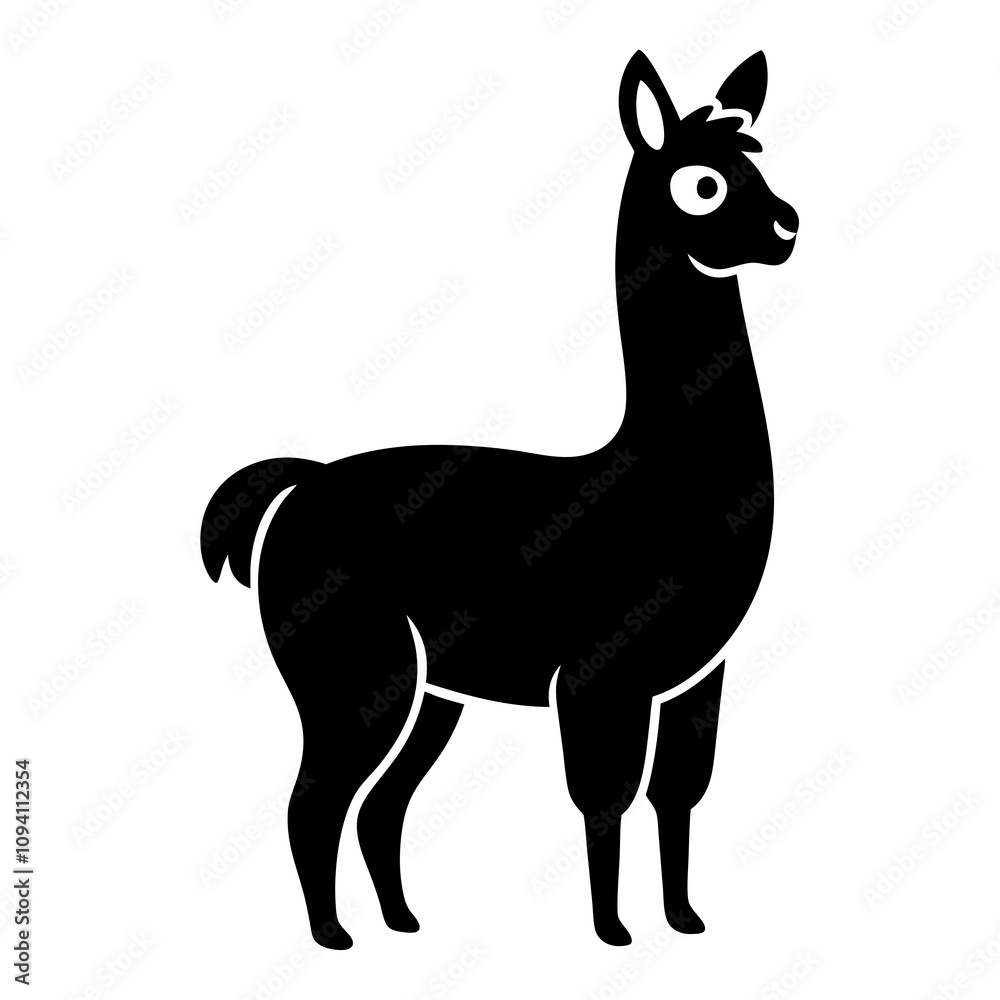illustration of a llama illustration of a llama