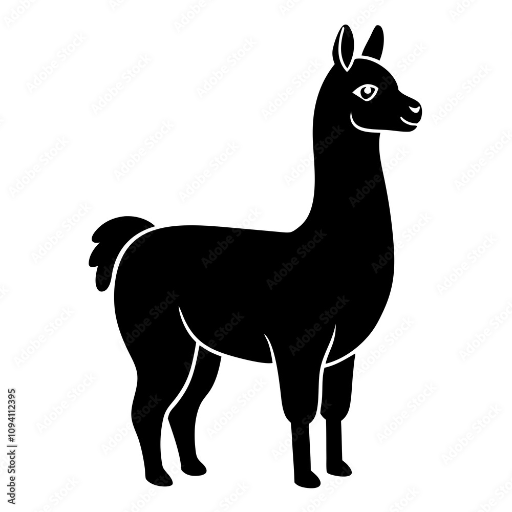 illustration of a llama illustration of a llama