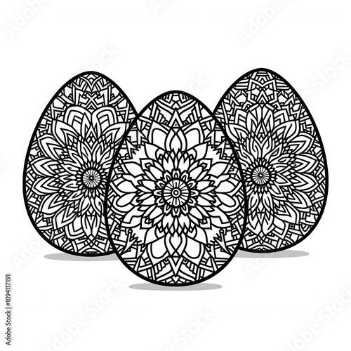  Mandala Easter Eggs With Intricate Patterns Design
