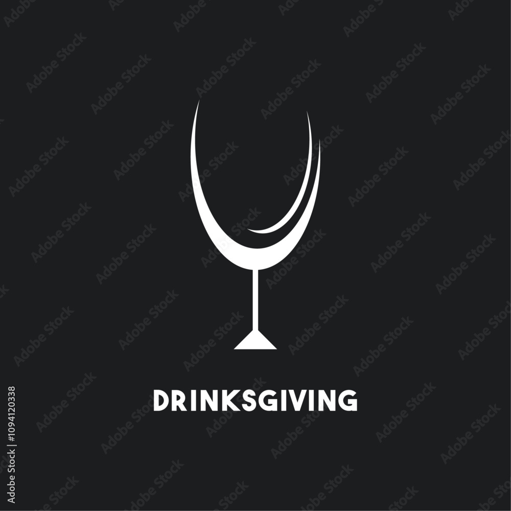 Drinksgiving. Flat design vector. Drinksgiving. Flat design vector.