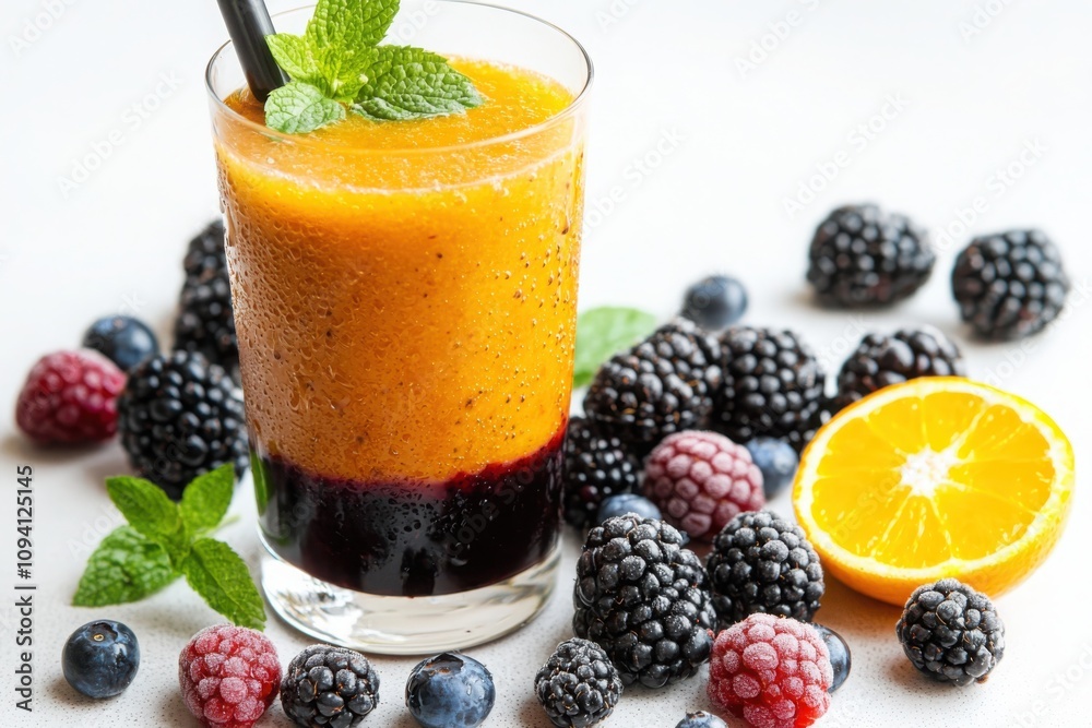 Blend a refreshing healthy fruit smoothie with bananas in your kitchen for ultimate wellness Blend a refreshing healthy fruit smoothie with bananas in your kitchen for ultimate wellness