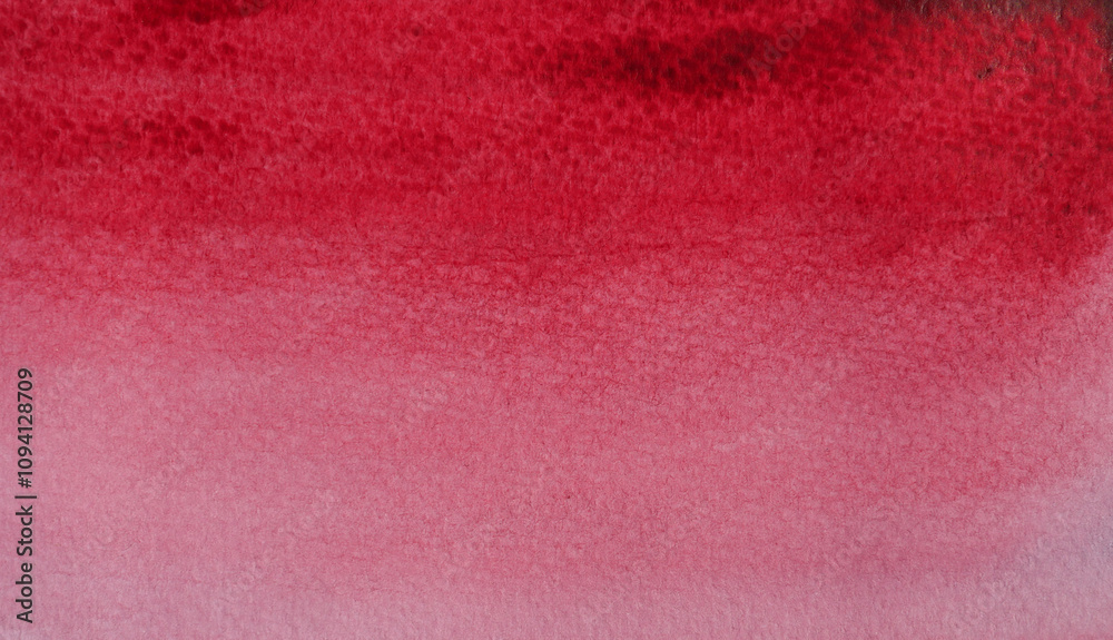Fototapeta premium Abstract background and texture pattern red and pink color flow on background, Illustration watercolor hand draw and painted on paper 
