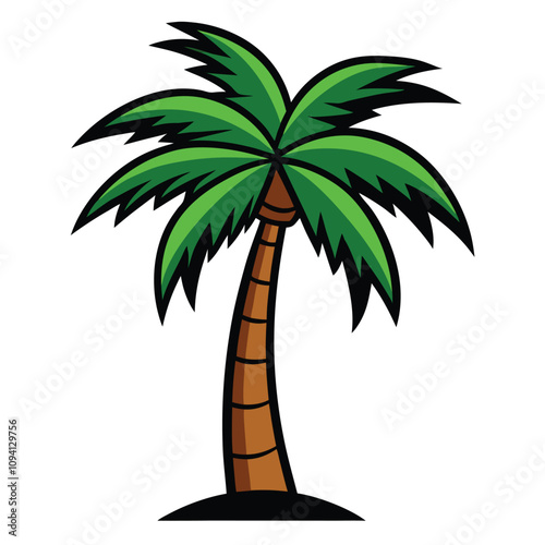 palm tree vector illustration