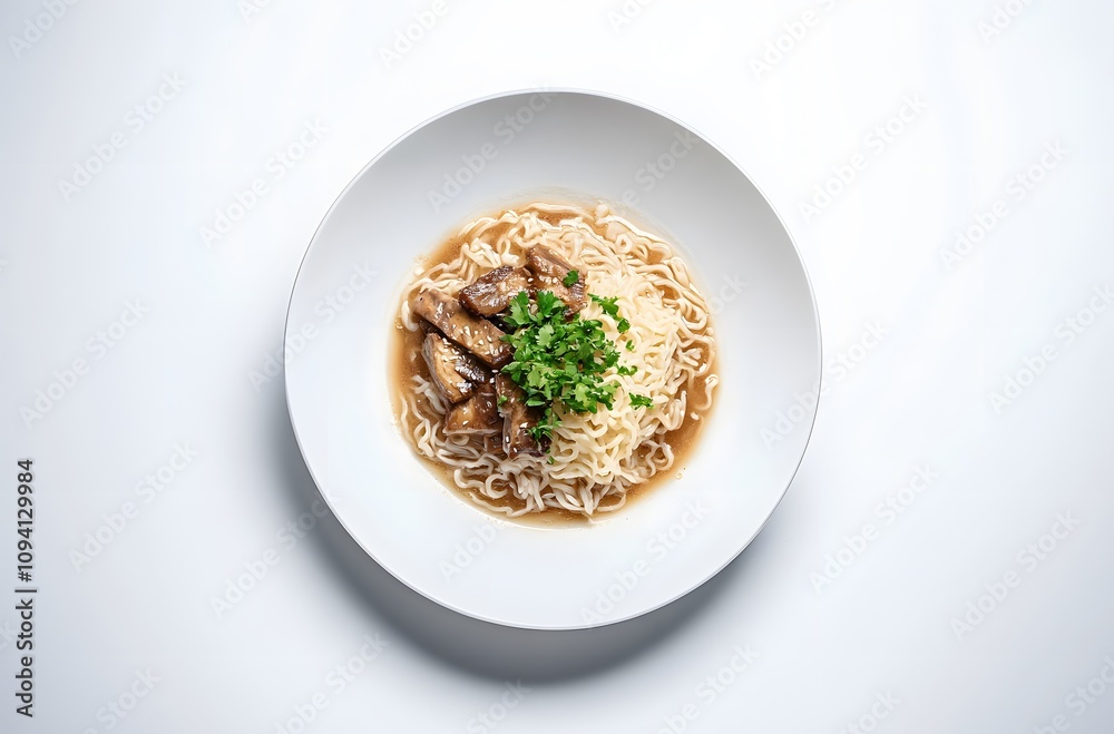 A bowl of Japanese Tonkotsu Ramen A bowl of Japanese Tonkotsu Ramen