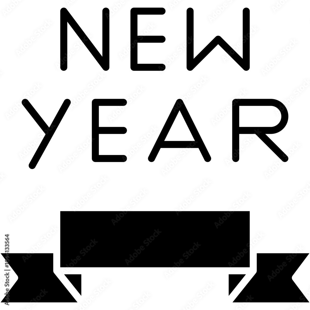 bow, ribbon,new year, celebration, firework Icon bow, ribbon,new year, celebration, firework Icon